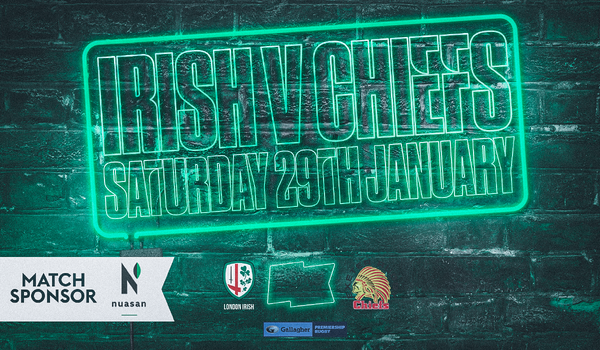 Nuasan to sponsor London Irish v Exeter match